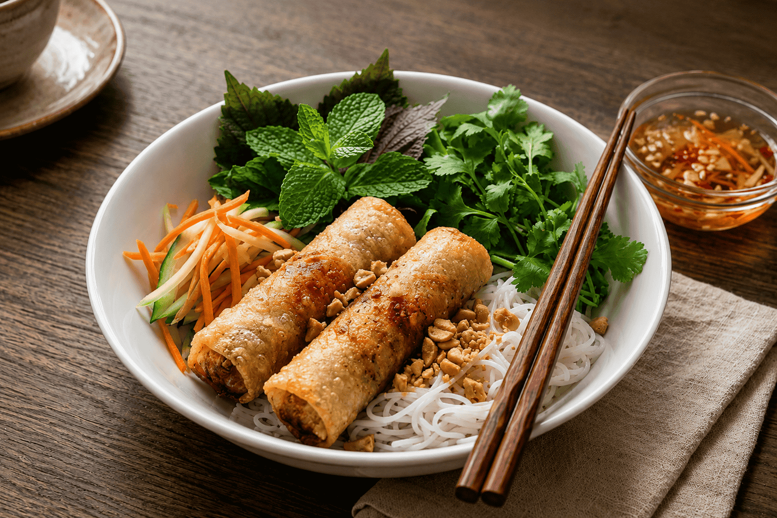 Bún chả giò