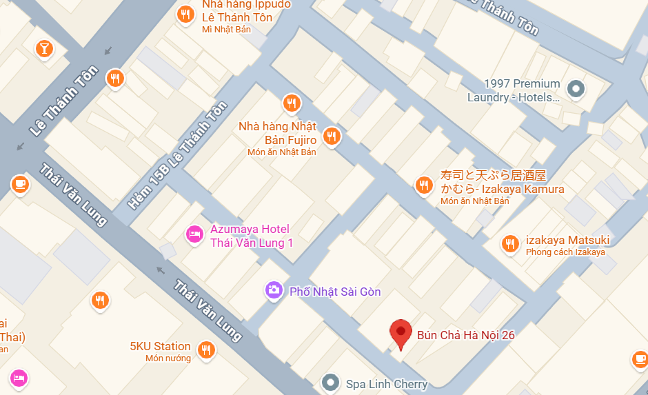 Bún Chả Hà Nội 26 の店内イメージ