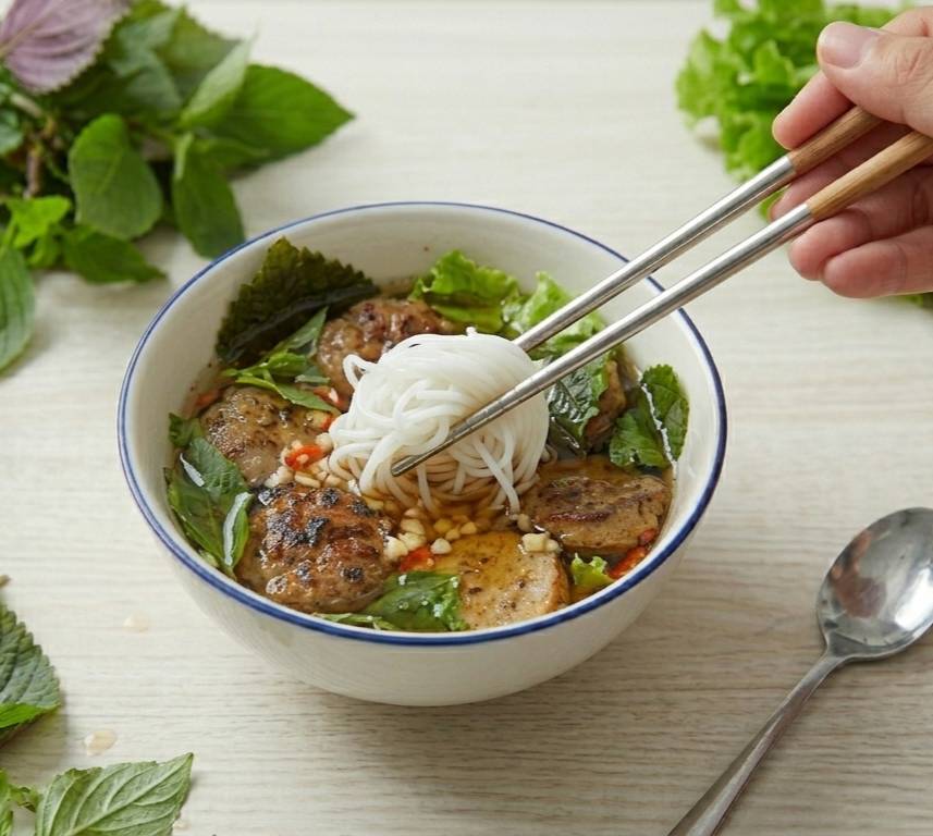 Nhúng bún