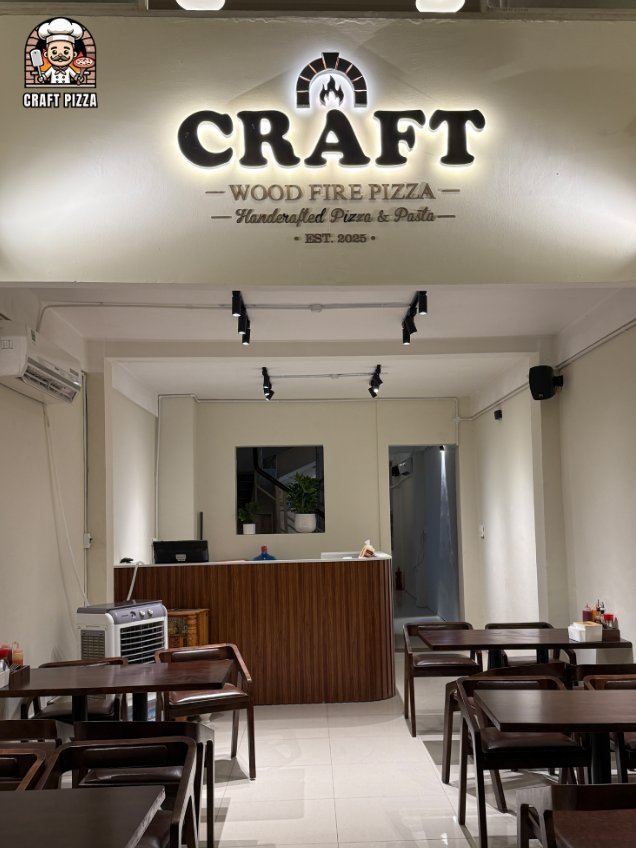 Craft Pizza の店内イメージ
