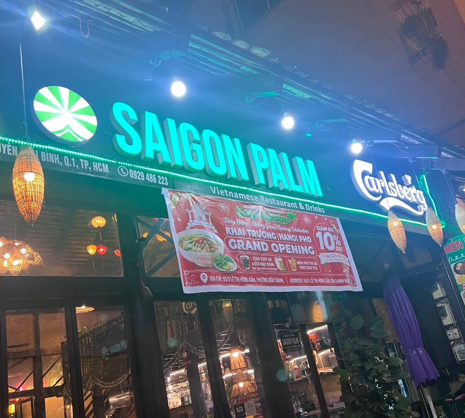 Mặt tiền nhà hàng